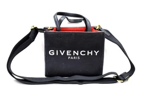 Givenchy Mini G tote Black Canvas Shopping Tote - Authentic! - Picture 1 of 11