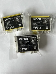 *NEU* Original EPSON Workforce Tintenpatronen T1301 (schwarz) + 2x T1304 (gelb) - Bild 1 von 2