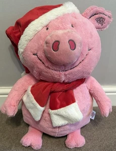 Marks & Spencer Percy Pig Limited Edition Weihnachten 2021 Plüsch 2 Fuß groß - Bild 1 von 5