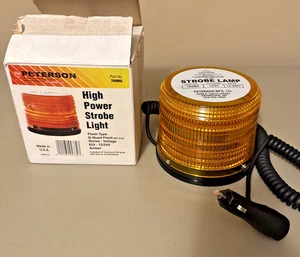 NEW Peterson 789 MA Amber Q-Quad Flash Strobe Light 12/24V - Picture 1 of 7