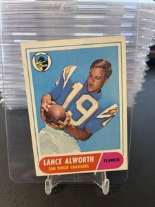 1968 Topps #193 Lance Alworth - Imagen 1 de 2