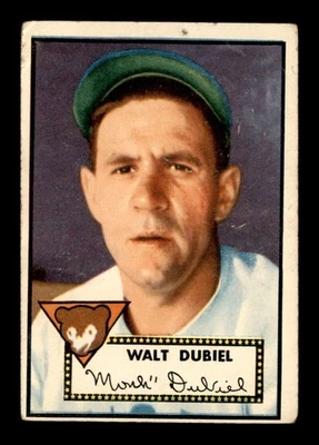 1952 Topps #164 Walt Dubiel   POOR X3571188 - Image 1 of 3