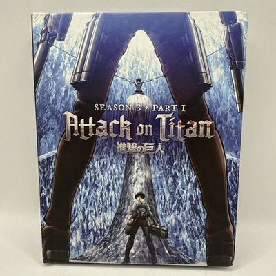 Attack on Titan Season 3 Part 1 Blu-ray DVD Limited Edition VGC Anime - Image 1 of 4