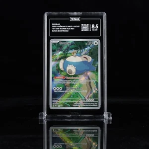 2023 POKEMON SVP EN-SV BLACK STARPROMO 151 ELITE TRAINER BOX#051 SNORLAX TAG 8.5 - Picture 1 of 2