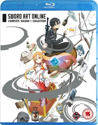 Sword Art Online Complete Season 1 Collection (Episodes 1-25) Blu-ray (Blu-ray) Foto 1 de 2