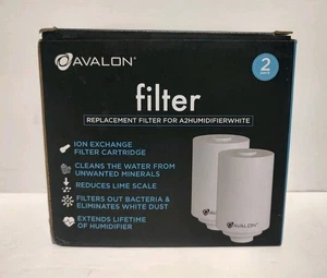 Paquete Original De 2 Filtros De Repuesto Avalon Para Humidificador A2Humidificador Blanco Nuevo - Imagen 1 de 2