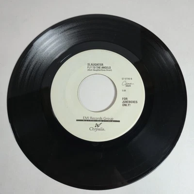 Slaughter "Fly To The Angels" 45 Vg+ Tested "The Wild Life" Jukebox 1990 Rare - Image 1 of 4