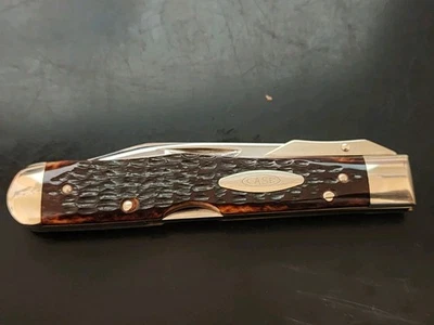 CASE XX 6111 1/2 L Cheetah 1975 Red Bone & Swing Guard 5 puntos Foto 1 de 4