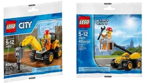 LEGO City Bergmann Bergbauarbeiter Bohrer Lift 30312 30229 30152 Minifigur Polybeutel - Bild 1 von 1