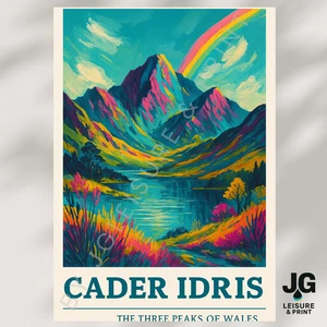 Cader Idris Picture Welsh 3 Peaks Picture Wall Art Poster Print Mountain  - Picture 1 of 4