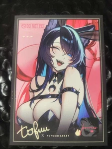 Bunnies Art Cards Vtuber Artist Cards  Tofuubeaart - Picture 1 of 2