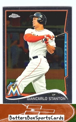 2014 Topps Chrome #173 Giancarlo Stanton - Image 1 of 2