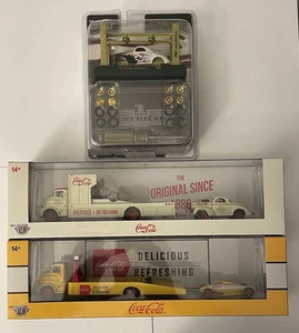 M2 Coca Cola Hauler Model Kit Lot Of 3 CHASE 1/750 41 Willy’s Coupe Gasser Belly - Picture 1 of 8