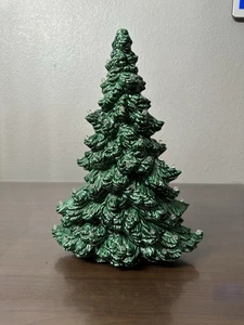 Albero di Natale vintage in ceramica Tampa Bay con luci a sfera trasparenti 15" x 10" - Foto 1 di 12