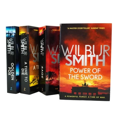The Courtney Series 4 Books (5 To 8) Paperback Set -Young Adult -By Wilbur Smith Foto 1 de 4