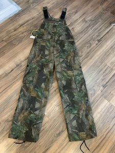Vtg Liberty Overalls Mens 34 Realtree Hardwoods Camo Pockets Hunting NOS NWT - Picture 1 of 15