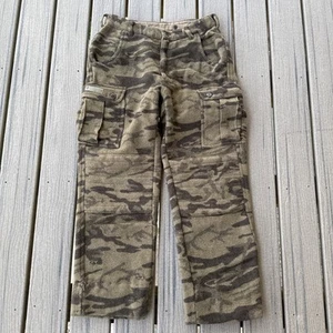 VTG Columbia MENS 32x30 Gallatin Range Pants Wool Blend Camo Cargo Monarch - Picture 1 of 7