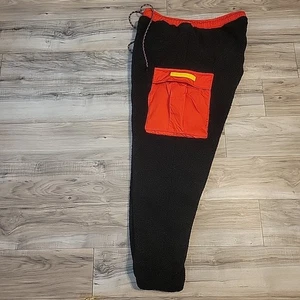 Nike Jordan Pants Essential Mountainside Sherpa Fleece Red Mens XL Cargo Jogger - Picture 1 of 10