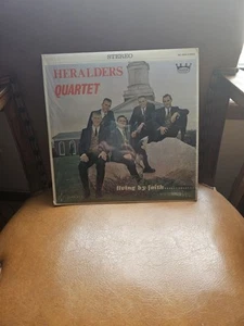 Heralders Quartet~ "Living By Faith" LP Vinyl Record - Picture 1 of 1