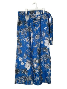 J.Crew Italian Linen Wide-Leg Pants Size 10 High Rise In Ratti Tropical Toile - Picture 1 of 14