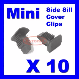 BMW MINI CUBIERTA DE UMBRAL DE PUERTA LATERAL CLIPS DE MOLDURA SUJETADORES R50 R52 R53 R55 R56 R58 R59 - Imagen 1 de 2