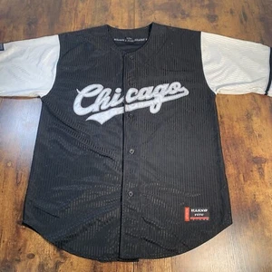 Yutu Wasso NWT Chicago Baseball Jersey SZ Large Shirt Championship 21 Black - Picture 1 of 7
