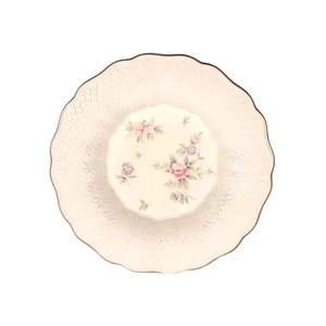 Mikasa Remembrance Bone China Gold Edge BON BON Plate Dish Bowl Candy 82120 - Picture 1 of 8