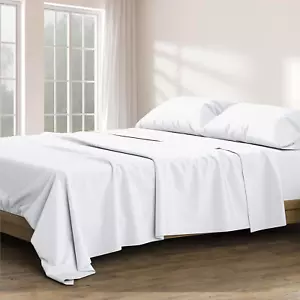 100% Egyptian Cotton Sheets California King Size - 1200 Thread Count 4 PC Cal Ki - Picture 1 of 8