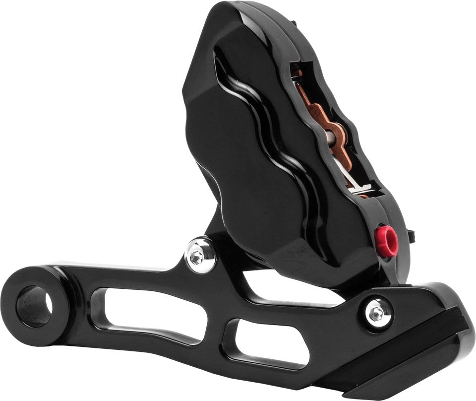 Hawg Halters Inc RKSTAB500 4 Piston Rear Brake Caliper Kit, Black Anodized Foto 1 de 1