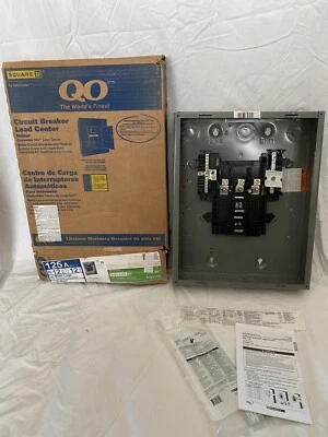 Square D QO312L125G Load Center, QO, 3 Phase, 12 Spaces 12 Circuits, 125A - Image 1 of 4