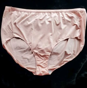 Bragas sedosas suaves desnudas confort refuerzo talla grande 14 Sissy sexy panty de abuela - Imagen 1 de 10