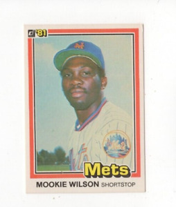 2 count lot 1981 Donruss Mookie Wilson Rookie Cards #575 RC LOT N.Y. Mets Star