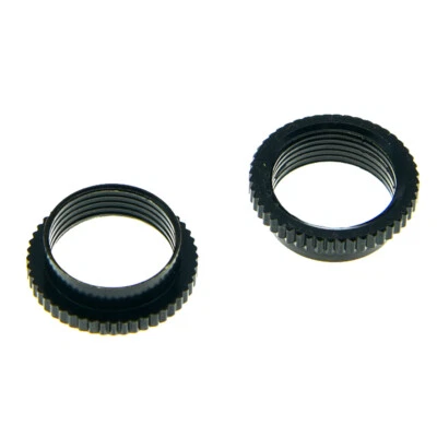 Black 15/32" Fine Knurl Deep Nut Toggle Switch Nut for Switchcraft/ Gibson - Image 1 of 4