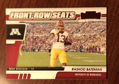 Rashod Bateman RARE SP RC Front Row Seat RED FOIL #16 - Image 1 of 3