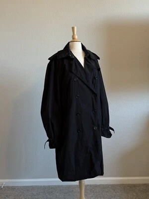 Gabardina ligera Norma Kamali | Negra | Talla XXL *Sin cinturón* Foto 1 de 4