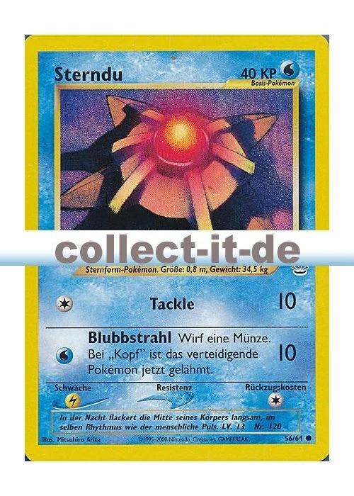Pokemon Neo Revelation 56/64 - Sterndu Deutsch - Bild 1 von 1