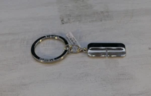 Clinique 1980’s 4” Silver Keychain - Picture 1 of 4