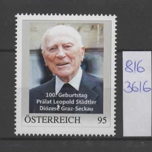 Österreich PM 100. Geburtstag Prälat Leopold STÄDTLER GRAZ-SECKAU 8163616 ** - Bild 1 von 1