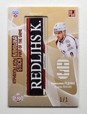 2013-14 KHL Gold Collection Stick Dinamo Riga #STI-014 Krisjanis Redlihs 1/1