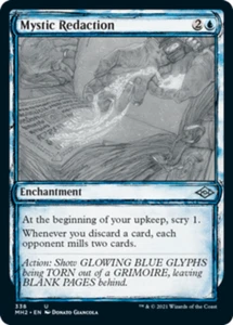 [4x] Mystic Redaction - Foil - Showcase Near Mint, English Modern Horizons 2 Ext - Picture 1 of 1