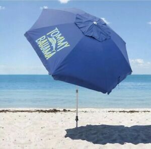 Tommy Bahama, 8-ft Canopy Dia. Tilting Beach Umbrella (Choose Color)