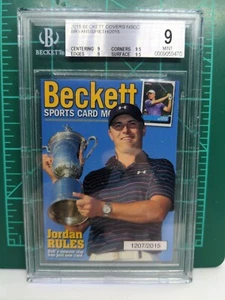 2015 NSCC BECKETT COVER JORDAN SPIETH Rookie RC BAS BGS 9 Limited # 1207 Rare - Bild 1 von 3