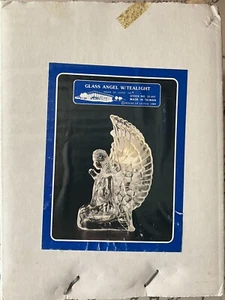 Schachtel House of Lloyd Glas Engel mit Teelicht 1989 kniend im Gebet - Bild 1 von 7