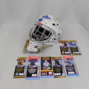 St. Louis Blues 2019 Stanley Cup Team Signed Goalie Helmet Mask #C560 - Picture 1 of 24
