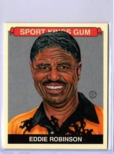 2013 Sportkings Series F EDDIE ROBINSON Mini Silver Card /7 Sport Kings Coach
