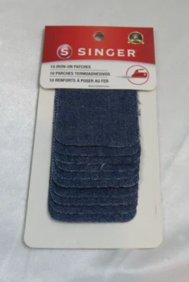 Singer 10 Iron-on Denim Patches - Image 1 of 3