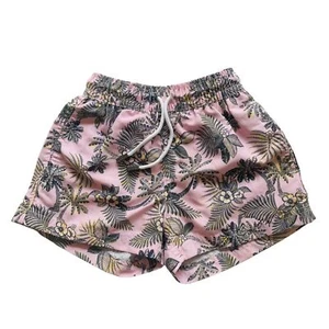 98 Coast Av. Boys' Palm Tree Flowers Pink Swim Trunks Size Small (4 years) - Picture 1 of 9