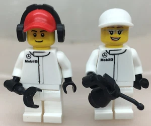 LEGO® Minifigura Driver Mechanic del Set 75911 McLaren Mercedes sc004 sc005 sc006 - Imagen 1 de 10