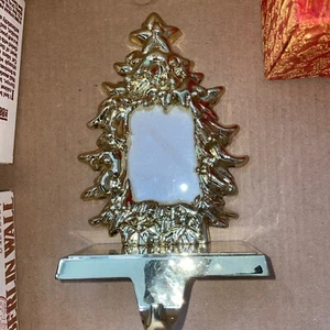 Gold tree Stocking Holder 8-10” heavy - Picture 1 of 1