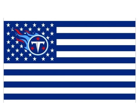 Tennessee Titans Americana Logo Flag 3x5- With Grommets Football NFL Cover